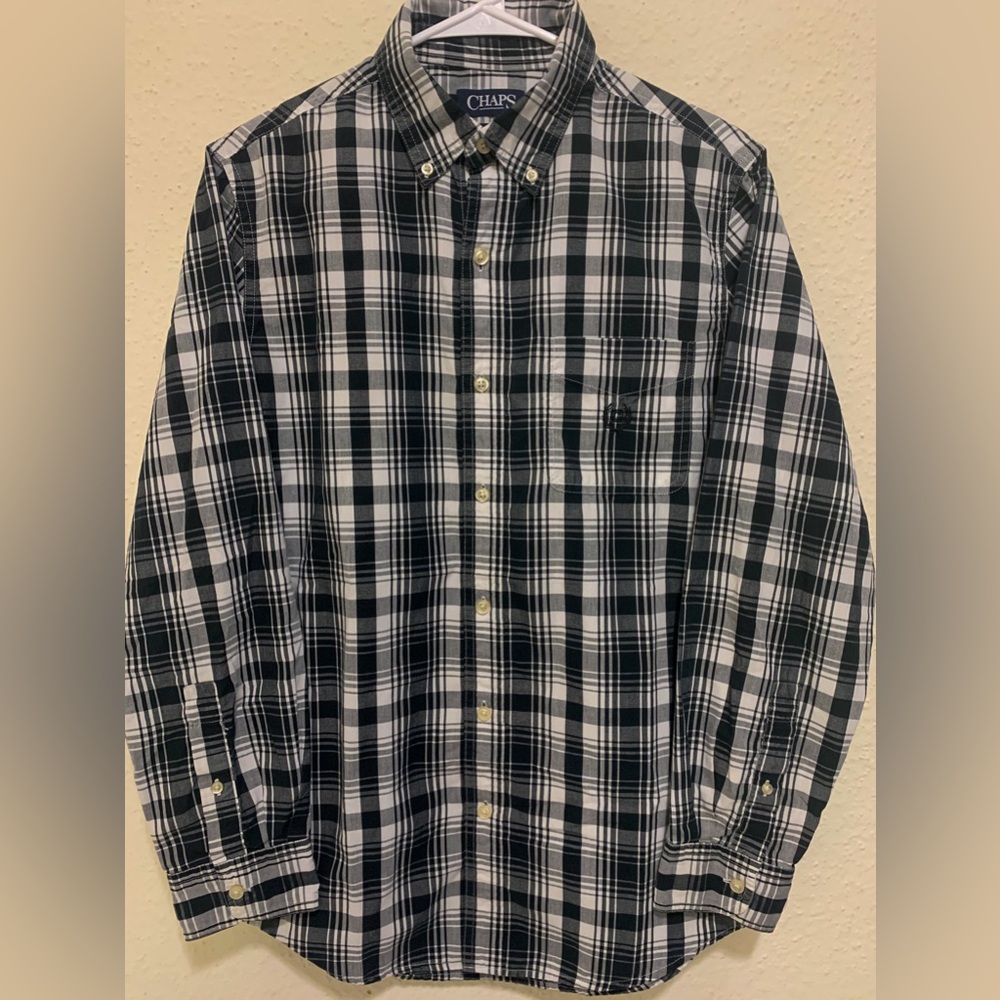 Men's Long-Sleeve Button-Down Shirt; Ever relevant, always relatable